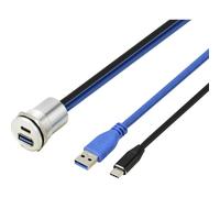 TRU COMPONENTS USB 3.1 tipo C® & USB 3.0 presa da incasso tipo a, presa/spina,