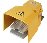 TRU Components Interruttore a pedale 250 V/AC 15 A con cappuccio di protezione 1 contatto di chiusura, 1 contatto, 1 contatto, con rivestimento XF-502 1 pz.