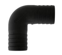 TRU-DESIGN PLASTICS, connettore Tubo a 90° Nero 38 mm in Confezione SB, 58400