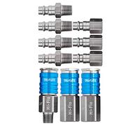 Tru-Flate 13-907 - Set di connettori Hi Flo in Alluminio T6, 10 Pezzi