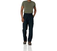 Tru-Spec - Pantalone tattico da Uomo in Cotone 24-7, Uomo, 1070, Black, 52" Unhemmed