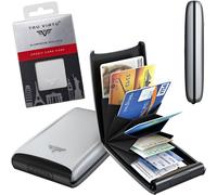 TRU VIRTU Alluminio Carte di Credito Astuccio Biglietti da Visita Ec Porta Case