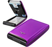 TRU VIRTU Alluminio Porta Carte di Credito Biglietti da Visita Ec Rfid Astuccio