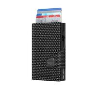 Tru Virtu® Card Wallet Click & Slide I Custodia per carte di credito I Custodia per carte RFID NFC Protection I Portafoglio in vera pelle italiana I Portafoglio I Portafoglio sottile