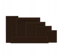 TRU8 - Griglia di ventilazione, 250 x 250 mm, colore: Marrone
