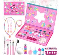Trucchi Bambina Set 42 PZ Set Trucco Ombretti per Bambini Regalo Trucchi Bambi