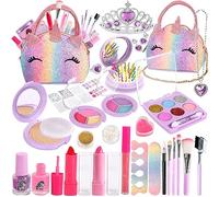 Trucchi Bambina Set, Unicorno Set trucco per bambini 36Pezzi, Sicuro e Lavabile Set Trucchi Bambina, Set da Trucco per Bambine Regali di Compleanno di Natale per Ragazze 4 5 6 7 8 9 10 Anni