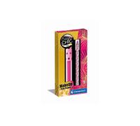 Clementoni Crazy Chic - Makeup Pink Power Lips, Trucchi per Bambine 9+ Anni, Kit Portatile con Gloss e Matita Labbra Rosa Lavabili con Acqua, Idea Regalo per Adolescenti, 18813