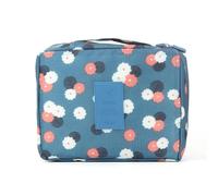 Trucchi Donna Waterproof Cosmetic Bag For Women Packing Cubes For Travel Large Capacity Makeup Bag Travel Organizer Toiletry Wash Storage Bags(Blue flowers)