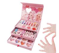 Trucchi per Bambine | Set Gioco Trucco per Bambini - Kit Bellezza Cosmetico Educativo per Festa di Compleanno Spettacolo Teatrale Recita Scolastica