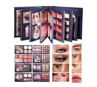Trucco a Libro | Effetto Opaco Lucente Highlighter Contorno,Libro Di Trucco Per Ombretti Altamente Pigmentati,Ideale per Ragazze Donne Compleanno San Capodanno Viaggio Matrimonio