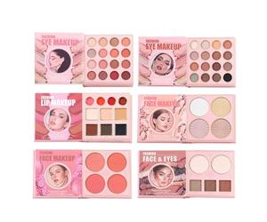 Trucco a Libro - Polvere Illuminante Sfumabile a Lunga Durata | Kit Trucco con Palette Contorno e Blush | per Donne, Compleanno, San, Viaggi, Vacanze, Feste, Campeggio, All'aperto,