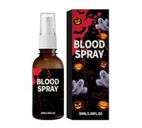 Trucco Ad Effetto Sangue Finto Spray Per Halloween Da 50 Ml Lavabile E | Sangue per il Travestimento per Adulti su Viso Corpo Abiti Feste Teatro e Parata
