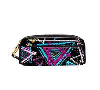 Trucco Borsa Colored Triangle Shape Portapenne Aesthetic Astucci Portamatite Durevole Cancelleria Portamatite Per Università Ufficio Adolescente