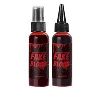 Trucco Con Sangue Finto Per Halloween, 1 Set Kit Per Trucco Con Sangue Liquido Per Halloween Sangue Di Vampiro Lavabile Con Sangue Finto Trucco Pittura Con Sangue, Effetti Speciali Schizzi Di Sangue