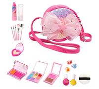 Trucco da gioco per bambini, 26 pezzi, realistico, fantasioso, lavabile, set di trucco da principessa, per Natale, compleanno, cosplay, intrattenimento per ragazze