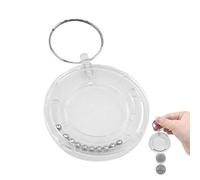 Trucco delle Monete del Mago,Rimuovere Portachiavi Coin Puzzle | Puntelli magici a Scomparsa di Monete, Gioco di Giochi magici con Monete per Mago principiante, per Feste di Natale
