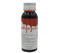 Trucco di sangue finto, sangue di Halloween - 100 ml di sangue finto sangue realistico | Trucco di sangue zombie, sangue artificiale, pittura del sangue scenica, schizzi di sangue falso per