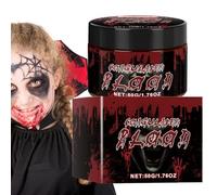 Trucco Di Sangue Panoramico | Falso Sangue Creativo Per Ferite E Cicatrici | Sangue Lavabile Coagulada | Effetto Vampiro Ideale Per Costumi, Teatro, Feste Di Zombi