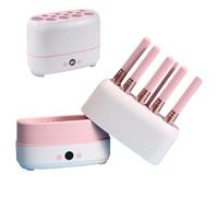 Trucco Dryer Tool, Powder Puff Cleaner, Low Heat Drying with Moisture Removal System Function, Portable Electric Device Build, Minimal Skincare Design Style, Brush Care for Daily Makeup