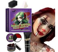 Trucco Effetti Speciali Halloween,Sfx Feste Halloween In Maschera,Truccabimbi Fondotinta Halloween,Trucco per Viso Halloween,Scary Vampire Makeup,Realistic Wound Makeup per SFX Joker Zombie Scheletro