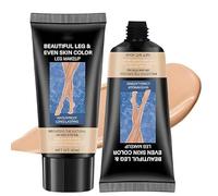 Trucco gambe impermeabile senza trasferimento, copertura tatuaggio cicatrici gambe e corpo, trucco gambe per coprire le vene, uniformare il tono della pelle, fondotinta corpo per donne (#02)