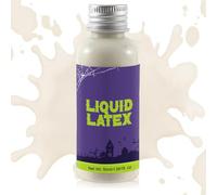 Trucco in lattice liquido, formula facile da applicare, 50 ml, trucco per prestazioni del palcoscenico, lattice della ferita cosplay, bottiglia compatta, ideale per il costume e kit di palcoscenico