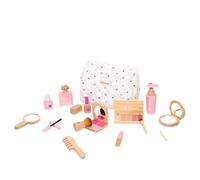 Trucco in legno, set trucco in legno, Giocattolo interattivo per il trucco finto, Salone di bellezza per bambini Fai finta di giocare con i giocattoli per bambini Kit di giocattoli per l'apprendimento