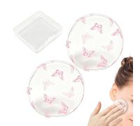 Trucco In Spugna Di Silicone - Texture Non Assorbente, Set Di Cuscini Cosmetici Portatili Da 80 G, Spalmatore Per Fondotinta Liquido Riutilizzabile, Frullatore Di Bellezza Con Finitura Impeccabile | A