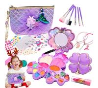 Trucco Lavabile Per Bambini - Set Di Trucco Creativo Giocattolo Di Bellezza Per Bambini | Trucco Da Gioco Lavabile Con Borsa Elegante Trucco Di Simulazione Set Di Giocattoli Cosm