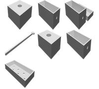 Trucco Magia Blocchi Perforanti Set Scatola Spillo Stampato 3D Gioco
