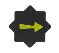 Trucco magico - Cambiare la punta della freccia Trucco magico visivo facile, punta della freccia verso destra con punta della freccia che cambia gli oggetti di scena 'illusione