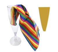 Trucco Magico Cambio Colore Liquido - Set Illusione da Acqua a Vino | Bicchiere Acrilico 21,8 cm + Sciarpa Cambia Colore 30 cm | Kit per Matrimoni & Spettacoli al Bår | Gimmick Sicuro & Fluido
