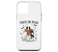 Trucco o leggi Lettura divertente della biblioteca del libro dell'insegnante di Halloween Custodia per iPhone 12 mini
