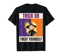 Trucco O Trattare Te Strega Vintage Halloween Maglietta