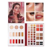 Trucco Ombretti - 52 Colori Opachi Lucenti Contorno - Palette Per Guance Con Matte, Shimmer, Highlighter, Contour E Blush | Per Donna, Viso e Occhi, Ideale per Trucco Quotidiano e