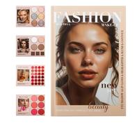 Trucco Ombretto - Palette Trucco Multicolore per Donne - Alta Pigmentazione e Illuminanti Effetto Luce Naturale per Donne e Ragazze Principianti