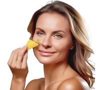 Trucco oro con spugna