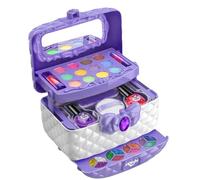 Trucco per bambini, Set di trucco per bambini con astuccio per cosmetici Princess, set di trucco completo con maniglia, giocattoli per cosmetici principessa regalo per la giornata dei bambini