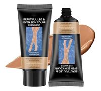 Trucco per gambe, impermeabile, copertura per il corpo, senza trasferimento, 40 g x 2 (2 x scuri)