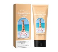 Trucco per gambe - Trucco impermeabile per gambe da 118 ml, senza trasferimento, facile da usare, trucco per gambe resistente all'acqua e fondotinta per la pelle scura