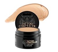 Trucco per il corpo, impermeabile, a lunga durata, resistente al sudore, copertura completa per tatuaggi, cicatrici e scope, per tutte le tonalità della pelle, unisex (colore chiaro)
