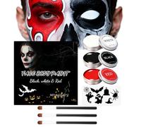 Trucco Per Il Viso Di Halloween - Trucco Halloween Lavabile A Lunga Durata - Set Di Pittura Per Il Corpo E Per Costumi | Per Bambini E Adulti Volto Corpo Pelle Maschere Cosplay Feste Carnevale
