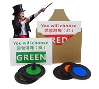 Trucco per l'inganno del colore, trucco per prevedere il colore - Trucco riutilizzabile per predire il colore divertente | Illusions Mentalism Props Trucchi per principianti per strada, raduni,