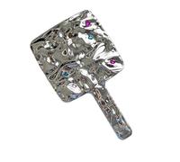 Trucco portatile a specchio con decorazioni unicheCosmetico portatile a specchio per gli appassionati di bellezza e viaggiatori cosmetici palmare