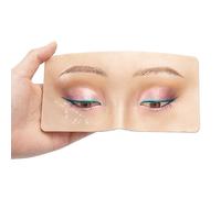 Trucco Pratica Face Board 3D Realistico Pad, riutilizzabile ombretto pratica occhi per trucco Artist Board Makeup Practice, Ombretto Eyeliner Sopracciglia Mappatura Realistica Viso Pelle trucco trucco
