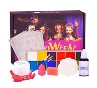 Trucco Viso Halloween - Set Pittura Viso Bambini Halloween,Sangue Finto Lavabile Per Zombie Vampiri Festa Party Compleanno Occasioni Festive