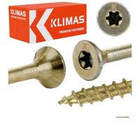 Truciolare Torx Viti 3,5 X 30 mm - 500 pezzi Adattatore Filettatura Viti a testa svasata Viti per Legno