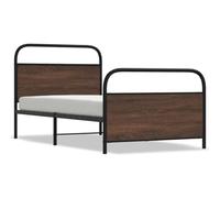 Truciolato Rovere Camera da Letto Modello Standard 100x200 Marrone