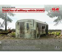 Truck Box Of Military Vehicle (kung) 1:35 Plastic Model Kit ICM